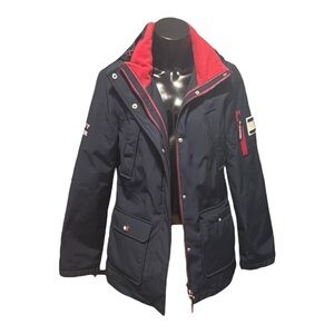 3 in 1 Winter Jacket | Tommy Hilfiger | Navy Blue & Res | Woman’s Medium